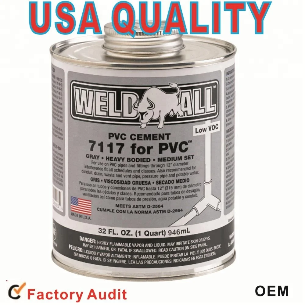 UPVC/PVC solvent cement for pvc pipe