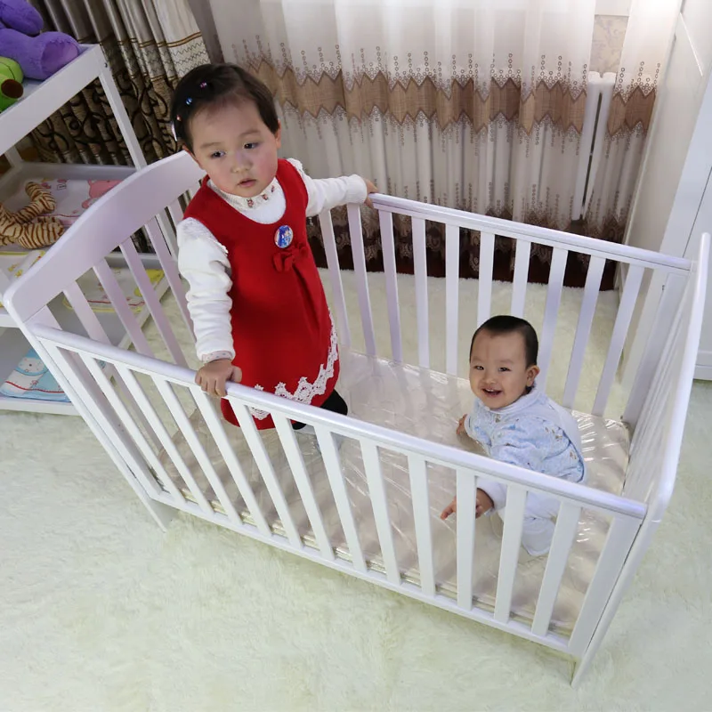 
solid pine wood detachable safety baby bed rail guard for baby cribs 