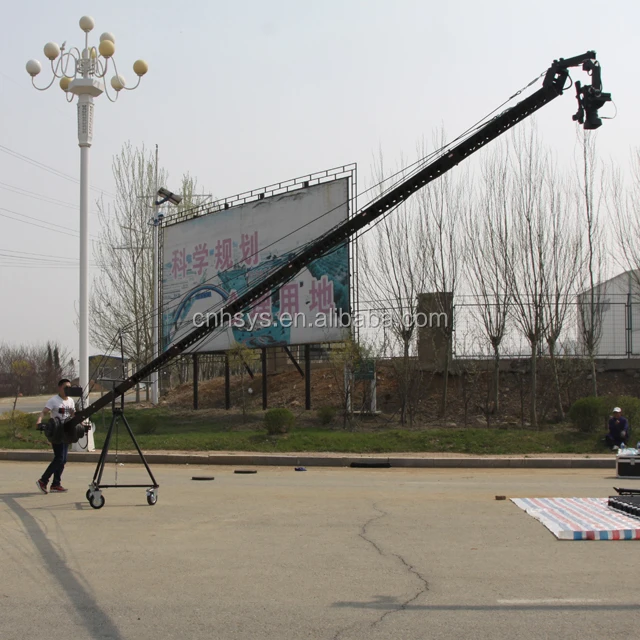 IDEAL32ft jimmy jib video camera crane for video camera jib triangle rocker arm for sale