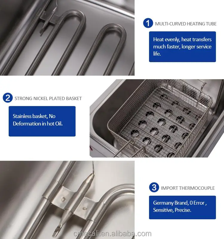 KFC Equipment Counter Top Electric Fryer,Potato Chips Frying Machine