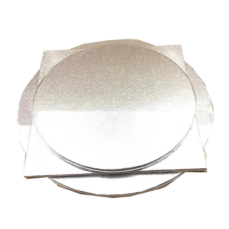 Round Cake Board Food Grade Gold Baking Cake Hard Paper Pad Cake Packaging Food & Beverage Packaging Metallized Paper Gold Foil