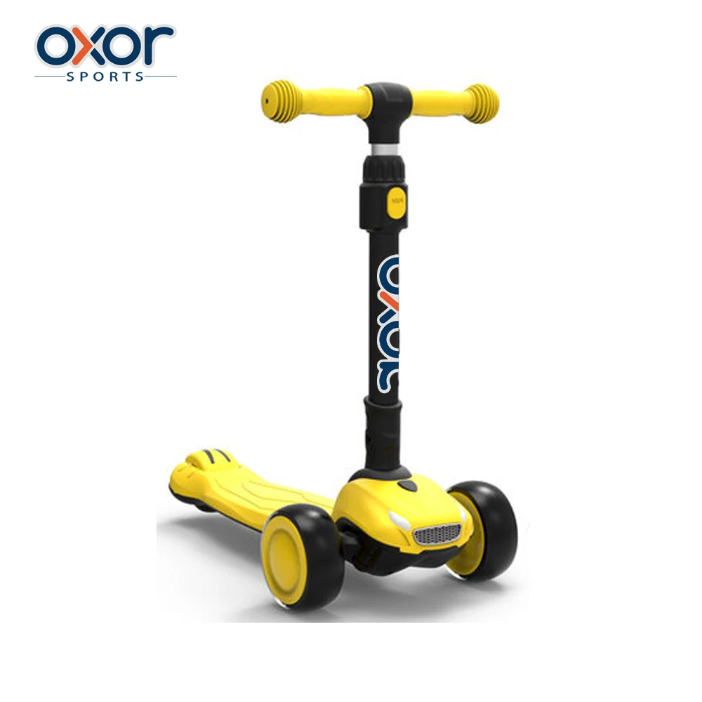 Прямая поставка с завода, детский складной самокат со светодиодной подсветкой