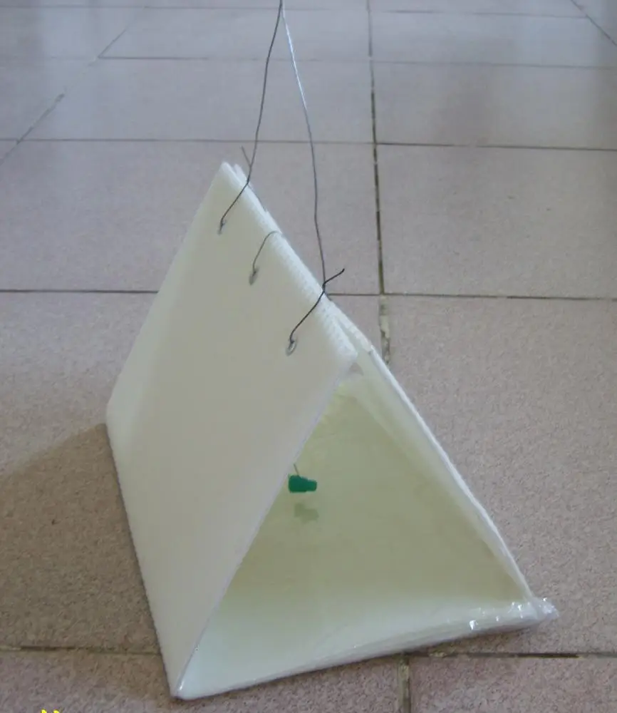 Best selling corrugate plastic delta insect traps for agriculture