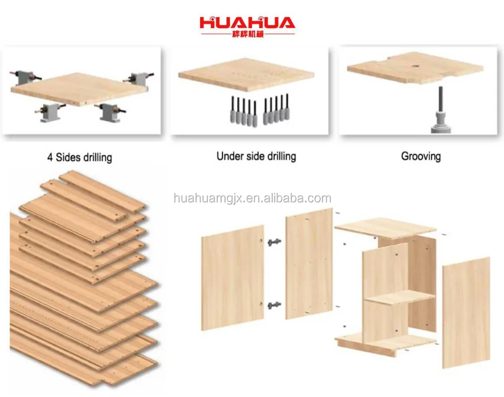 
SKS-1200 cnc woodworking multi spindle boring machine for cabinet 