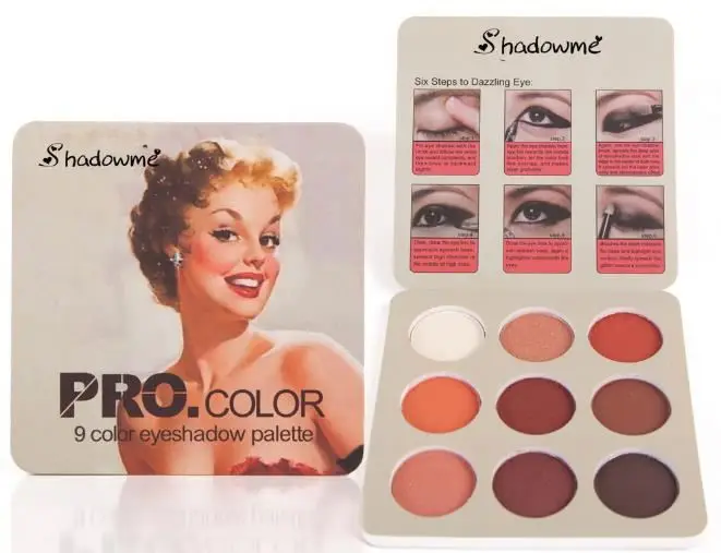 RTS high pigmented nude shimmer makeup eye shadow glitter eyeshadow palette best quality waterproof pallete eye shadow case book