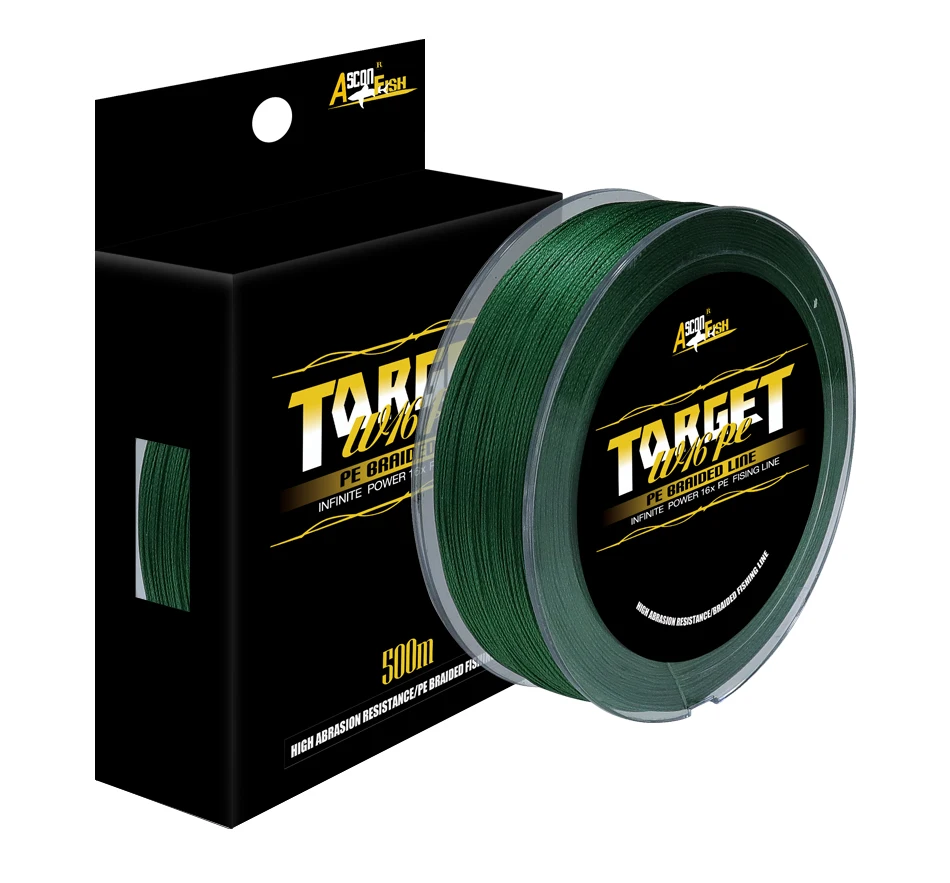 Super Power and Abrasion Resistant Braided Fishing Line PE Braided 6LB-300LB 8 strands surfcasting fishing line