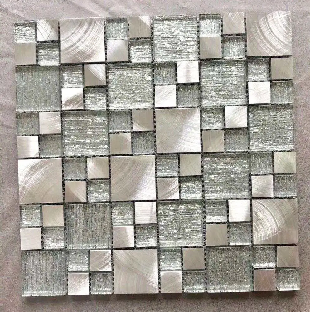 Элегантный домашний декор металлическая мозаика 3D Золотая