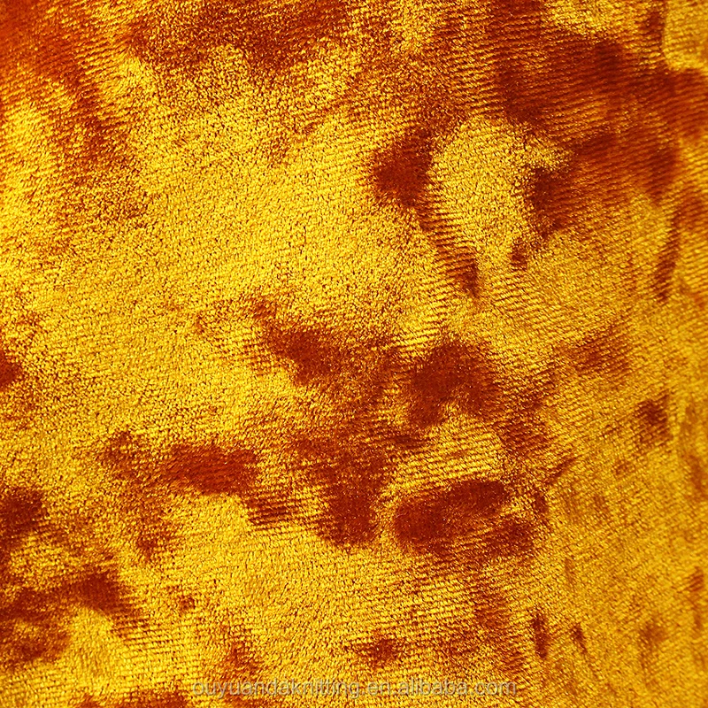 200-300gsm FDY Ice Crush Korea Velvet Stretchy Velour Fabric for Dress/Furniture/Garment