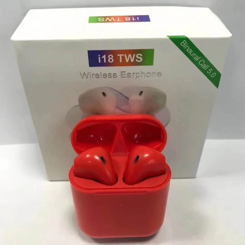 
2019 Latest Fashionable Good Quality Wireless i18 for iPhone and for Android 