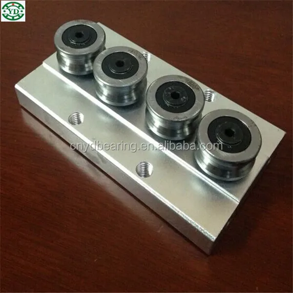 Двойная ось прямоугольное квадратное колесо линейный направляющий рельс линейный блок SGB10