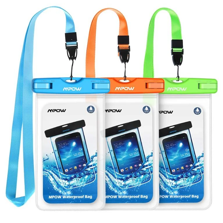 Water proof cell phone bag PVC waterproof phone case for iphone X Xs Xr mobile phone bags cases