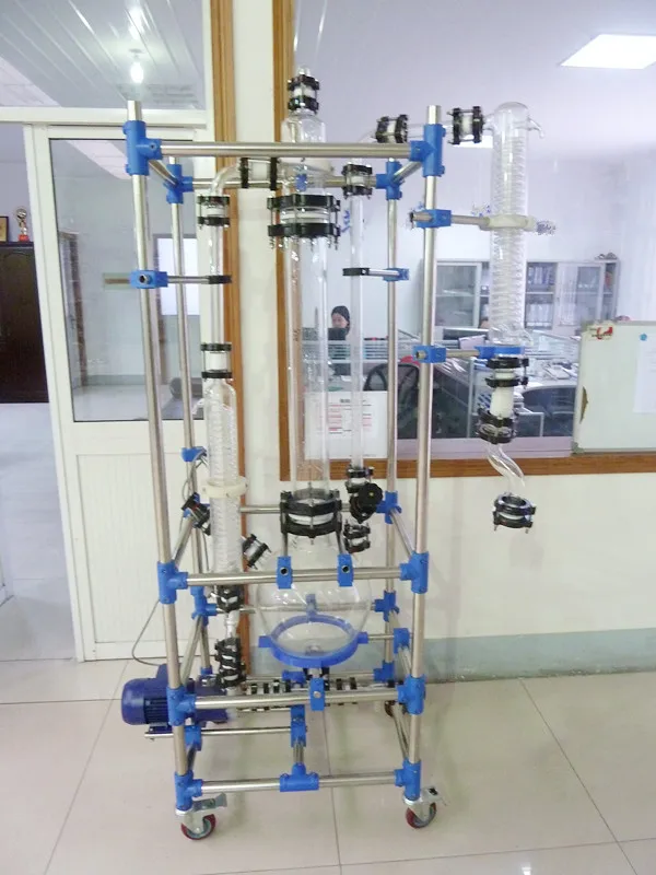 Wholesale alibaba china double glass chemical reactor 100l