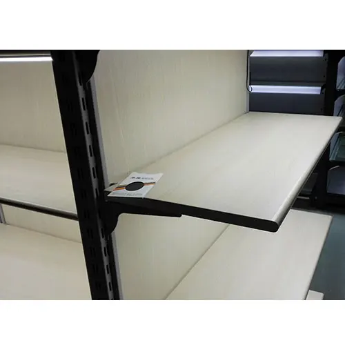 light duty store shelving with wire grid back panel single shelf bracket to fit both shelves