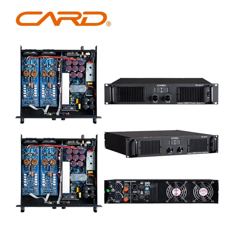 
2*1500watts amplifier for line array system TDA-2015 
