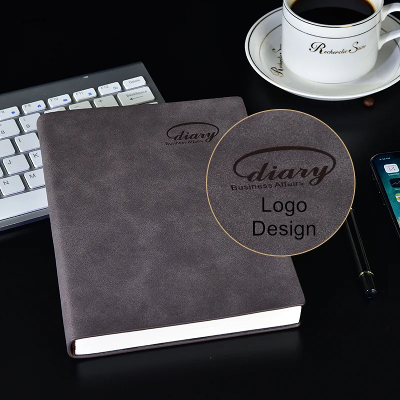 A5 B5 High Quality Customise Pen and Diary Set Leather Note Book China