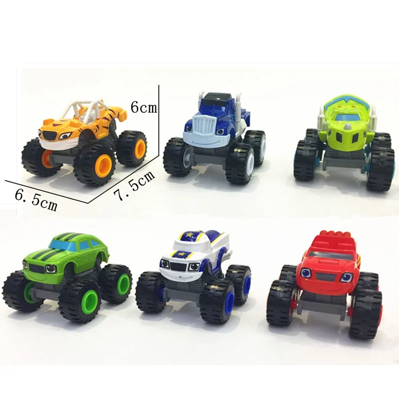 2016 NEW Blaze Monster Machines Toys Vehicle Car Pickle Zeg Darrington Crusher Stripes Original Box Best