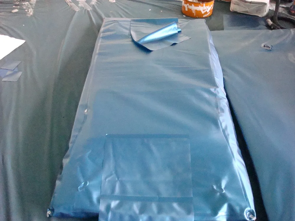 
Bali blue pearlized vinyl water mattresses 