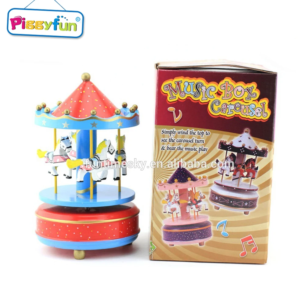 High Quality Ballerina Carousel Horse Music Jewelry Box For Sale