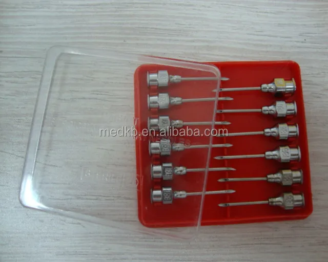 Veterinary Stainless Steel Needle luer lock