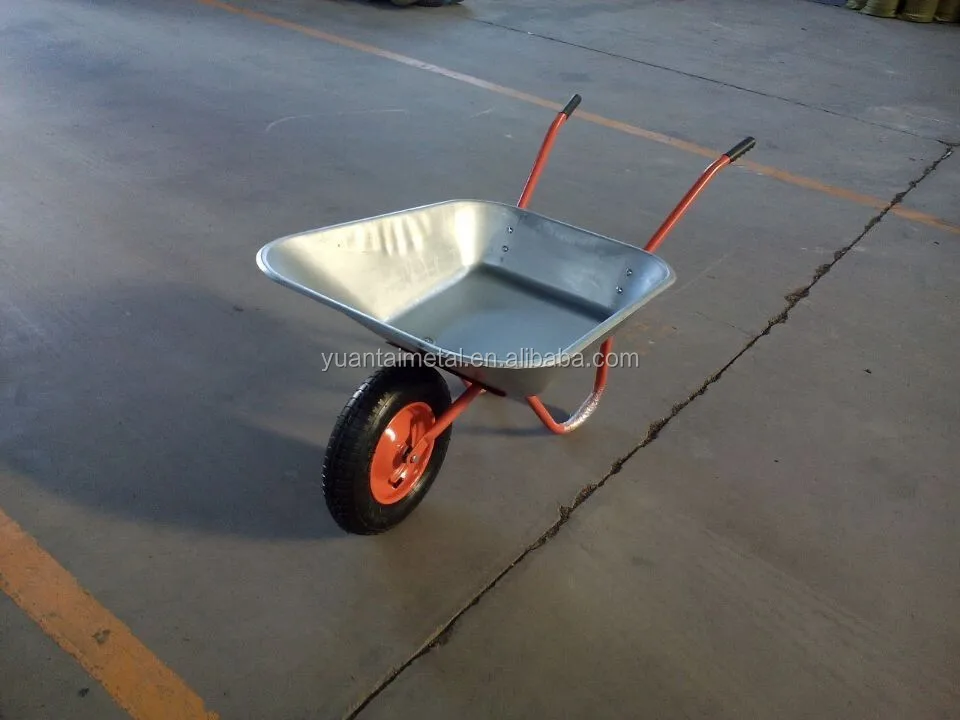 Russia Market Galvanize Heavy duty Wheel barrow WB5204