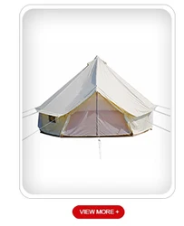 DANCHEL OUTDOOR 4M diameter Bell Tent 4-Season Large Outdoor camping Tents White Color Oxford Bell Tents Manufacturers Direct