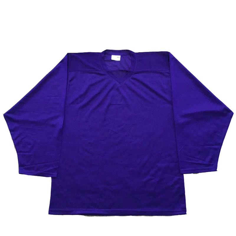 Wholesale Any color any size mesh fabric practice blank training ice hockey jersey for training