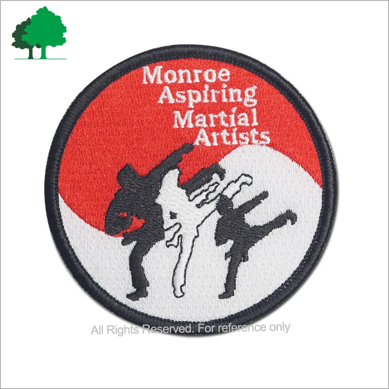 Direct factory custom high quality cheap taekwondo patches