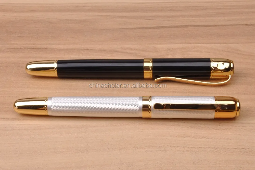 High quality promotional luxury metal ink pen with laser logo