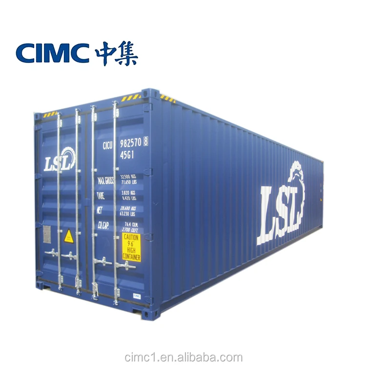 
CIMC 40ft HC dry cargo container 