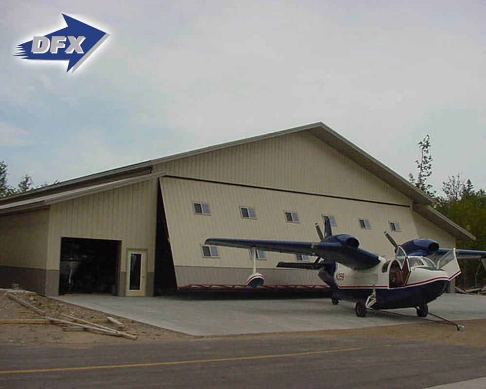 DFX competitive price steel structure portable aircraft hangar
