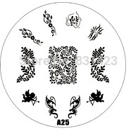 2015 new A Series A25 Nail Art Polish DIY Stamping Plates Image Templates Nail Stamp Stencil