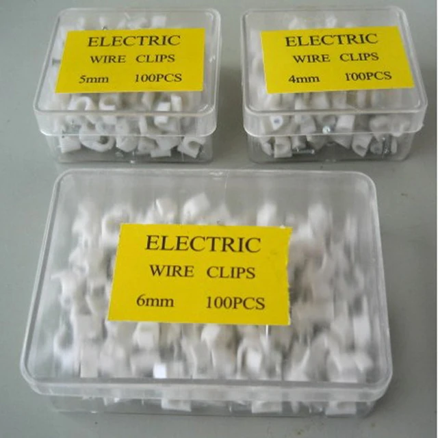 Professional Manufacturer Round Steel Nail Wire Clip 4-40MM White Black 100 Pcs Pack