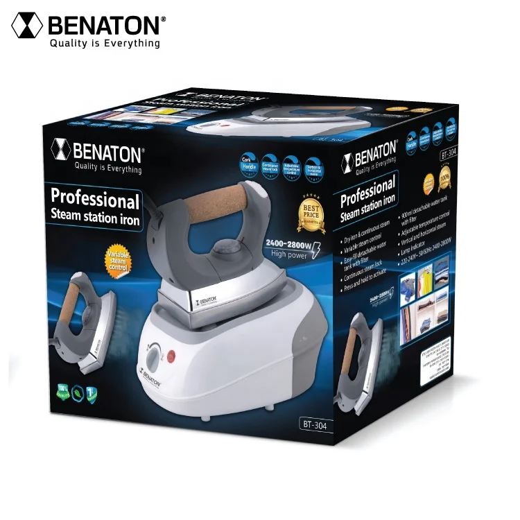 Detachable Adjustable Temperature Plastic Electric Professional Iron Steam Station