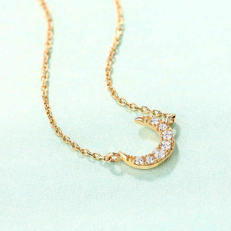 Factory gold jewelry AU585 100% real 14k solid gold necklace chain