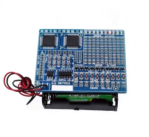SMT SMD Component Welding Practice Board Soldering DIY Kit Resitor Diode Transistor By start Learning Electronic