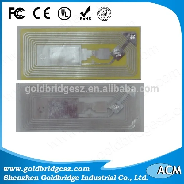 Китай завод 860-960 МГц UHF rfid лобовое стекло tag anti-tamper стикер для парковки/автомобиль/автомобиль