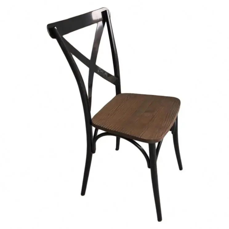 
Wholesale crossback chair French Style X back side chairvAntique classic X cross back chair 