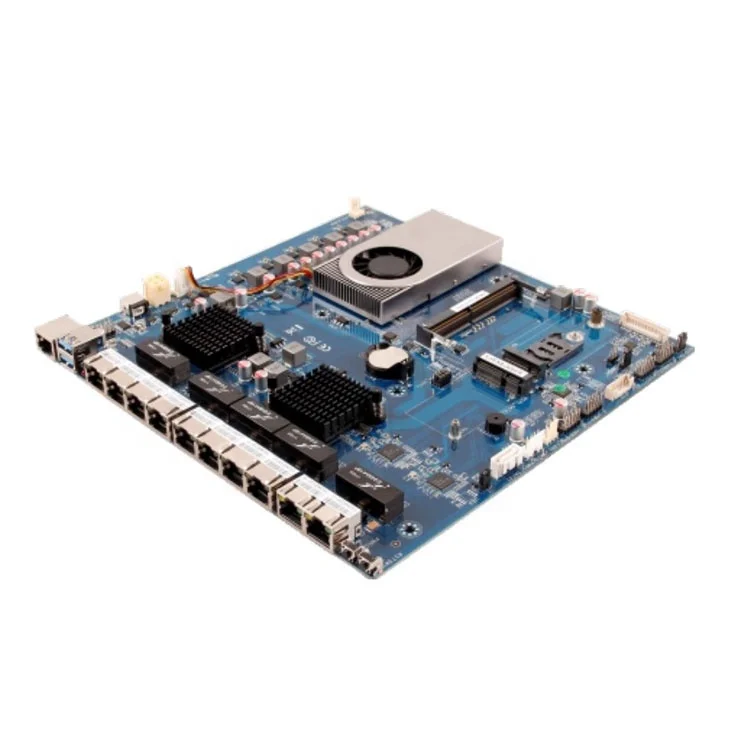 
Intel skylake 3855u embedded motherboard with 10 1000M lan for network pfsense firewall router 