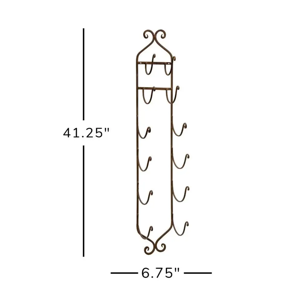 Home kitchen wine bottles hats storage and organizing bathroom wall mouinted metal towel rack