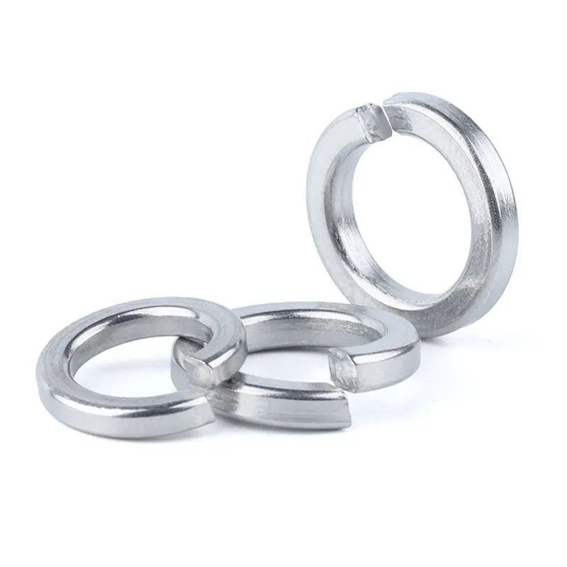 High Quality DIN127 Stainless Steel 304 316 Lock  Spring Washer Machine Double Coil Spring Washer