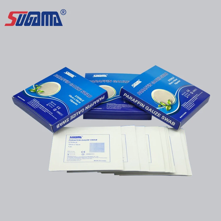 sterile Soft and comfortable paraffin gauze for bedsore medical paraffin gauze