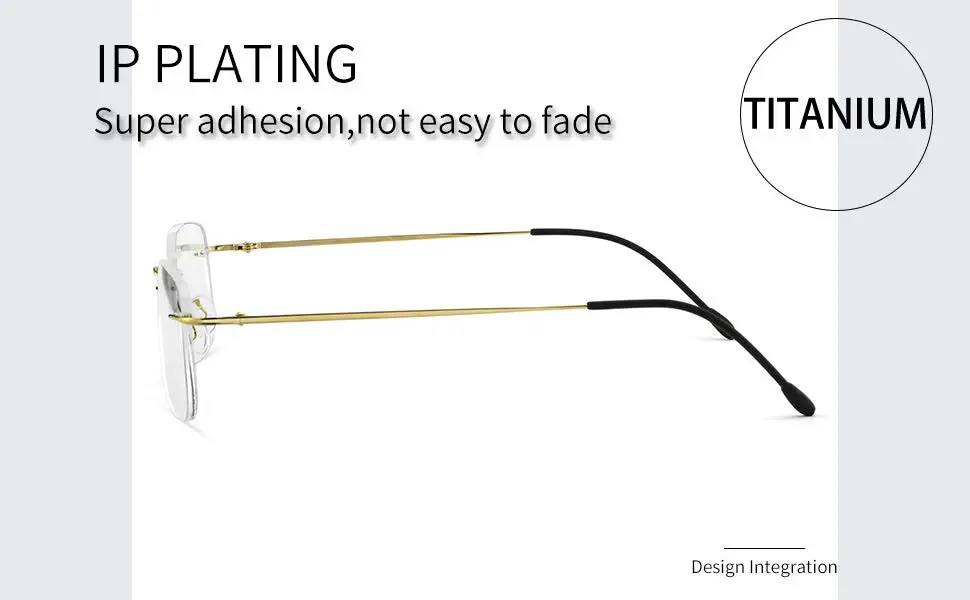 HOT Selling rimless titanium frame beta titanium fashion design on wholesale optical frame