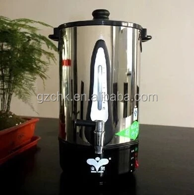 12L double layer hot water boiler with temperature control swich/Stainless steel electrical restaurant water boiler