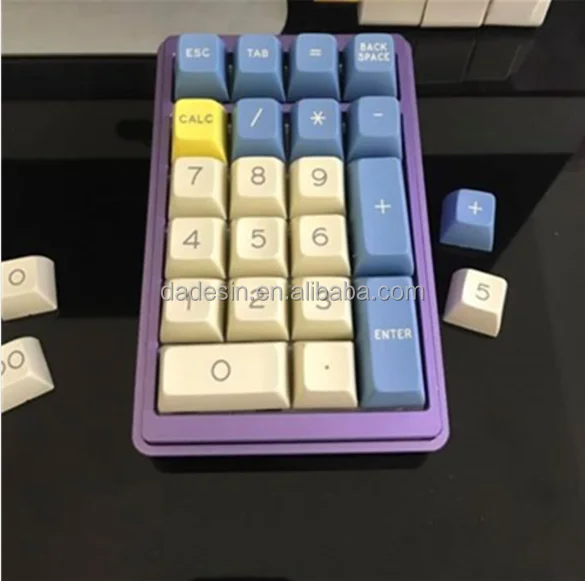 CNC machining/milling/laser cutting keyboard keycaps keyboard part