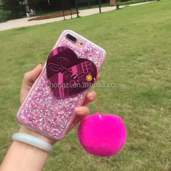 Fashion Love for Iphone6s South Korea mobile phone shell glitter sleeve explosion-proof Rubber Tpu phone covers case