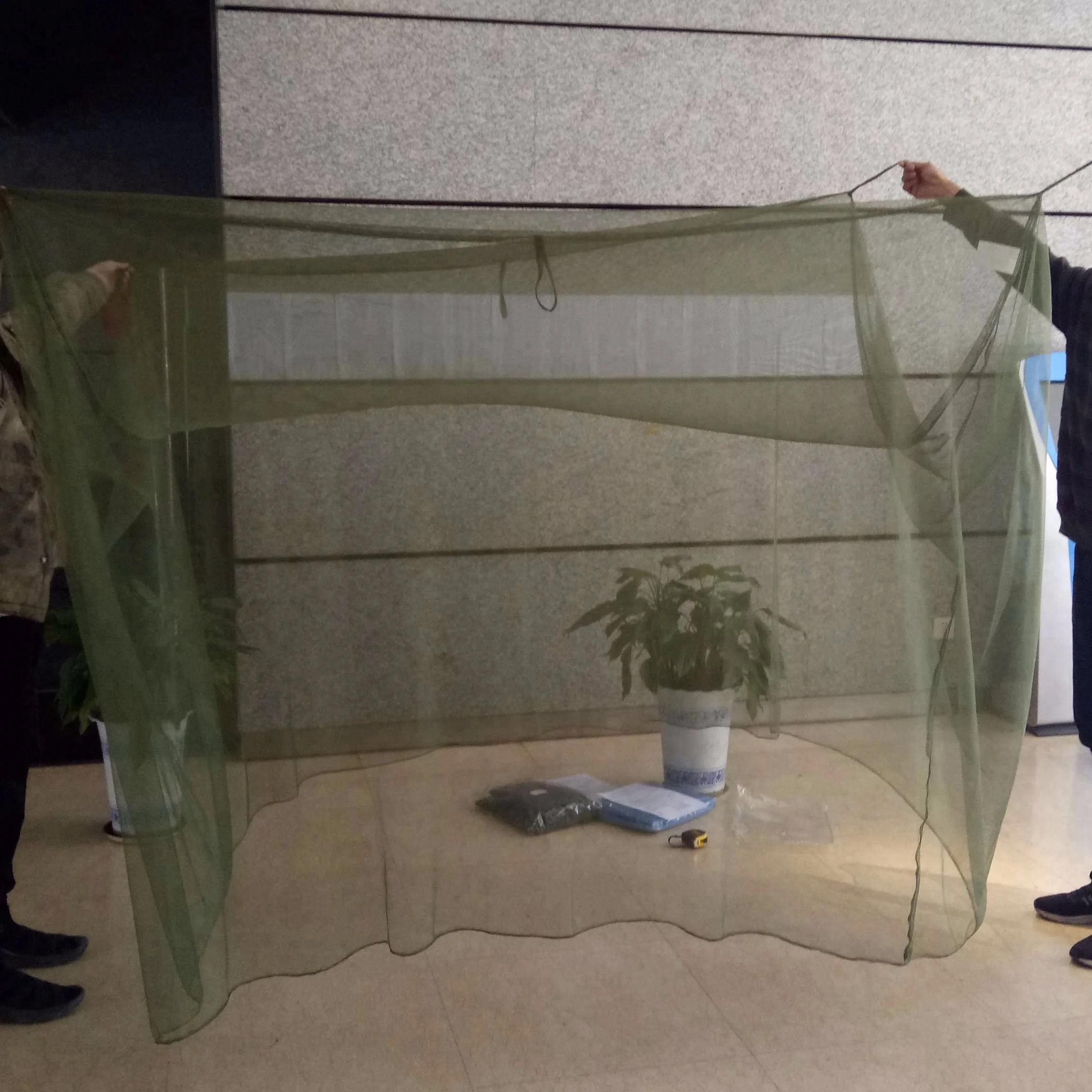 High quality olive green mosquito net for bed camping mosquito net