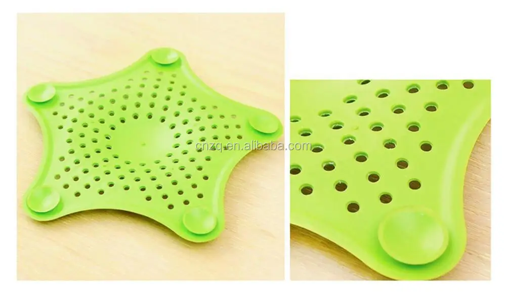 
Plastic Star Shape Household Sink Strainer Hair Catcher Shower Drain Cover 