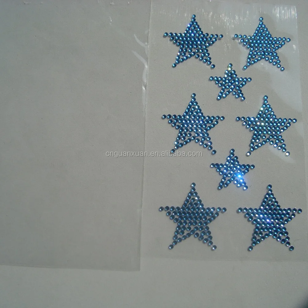 
mobile phone decoration twinkles crystal star sticker 