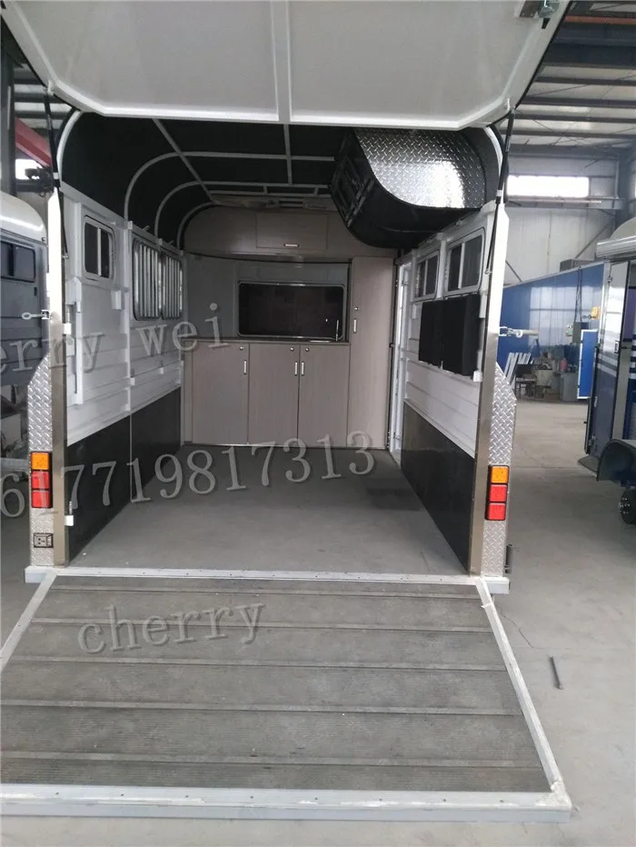 Factory Supply 3 Horse Carriage Trailer Horse Trailer Door Horse Trailer