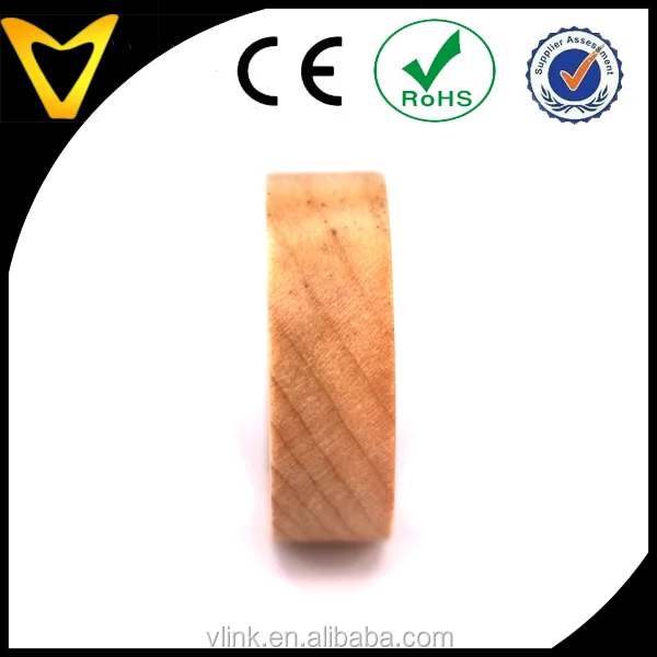 Douglas Fir womens or mens wooden wedding or engagement ring,Handmade organic bentwood artisan ring